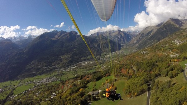 Parapendio biposto - Monte Bianco