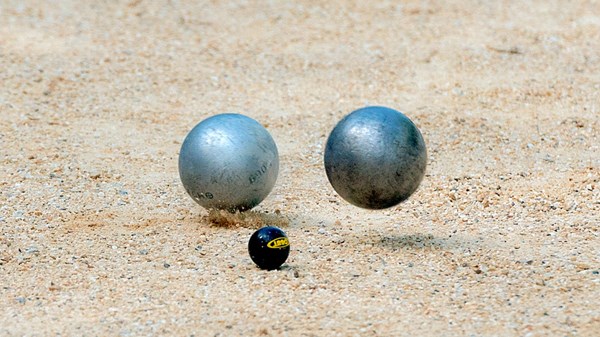 Bowls court at the green area in Caresani Street