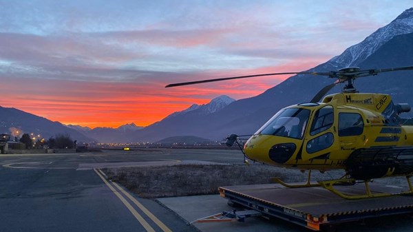 Helicopter panoramic flights