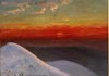 Il Tramonto visto dalla cima di Monte Bianco