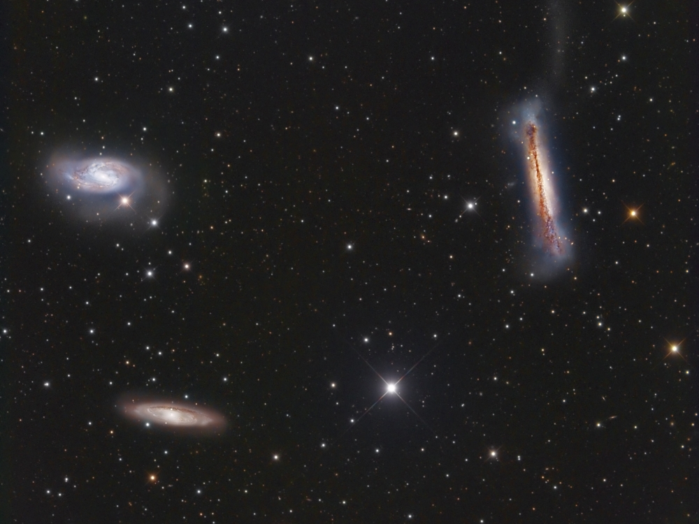 Tripletto_Leone:  il terzetto di galassie