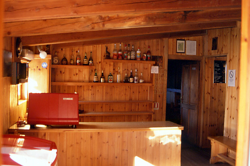 Bar del rifugio