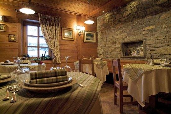 La sala del ristorante