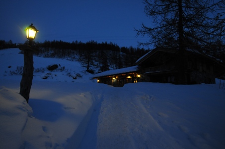 Outside (night view)