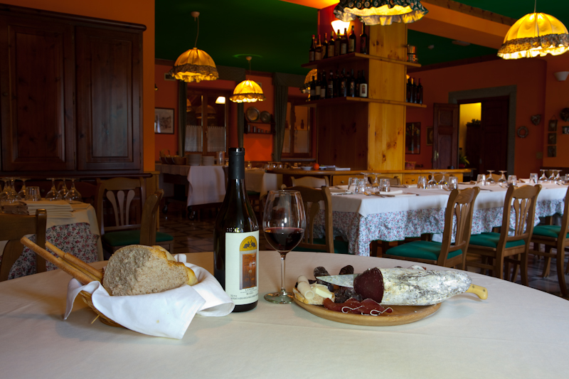 La sala da pranzo