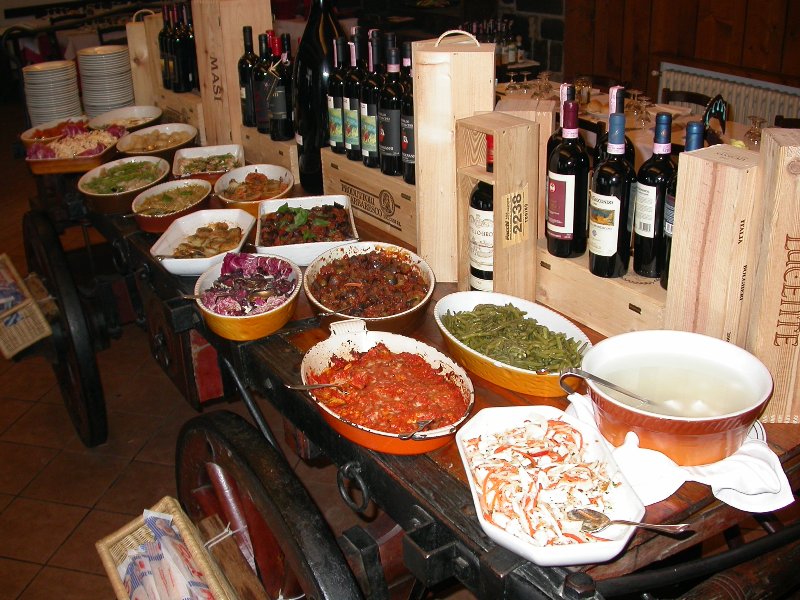 Buffet de entremeses