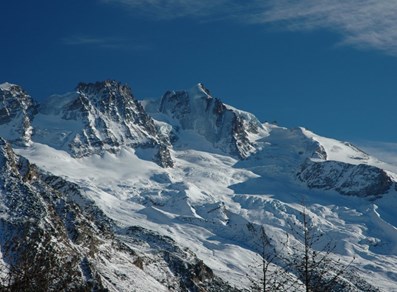 Panoramic view of the Gran Paradiso