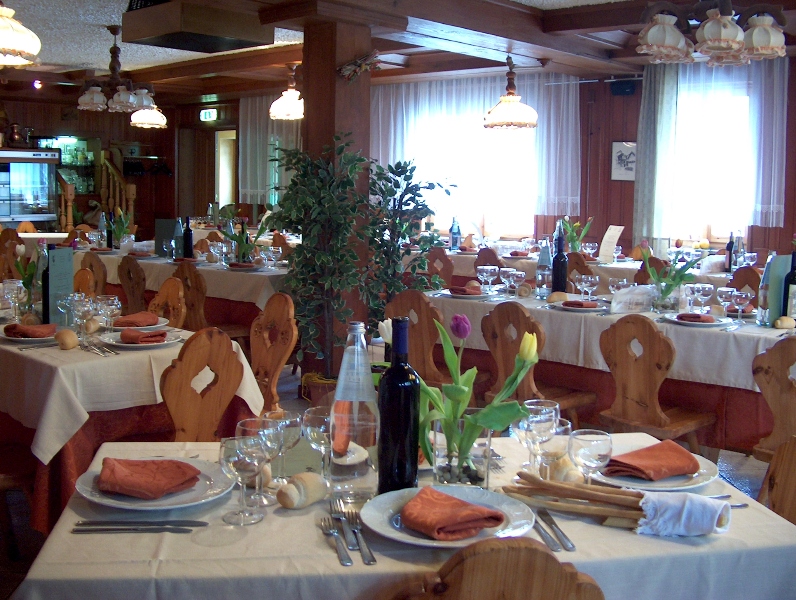 La sala ristorante