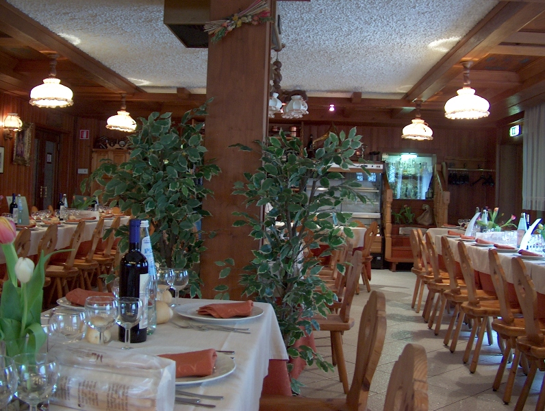 La sala ristorante