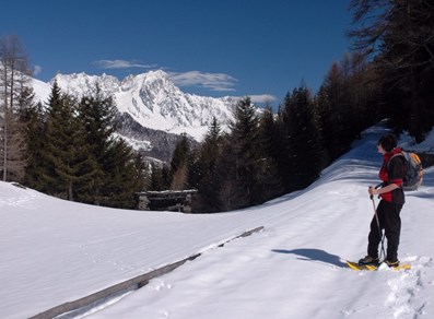 Con le ciaspole verso Cretaz - La Thuile