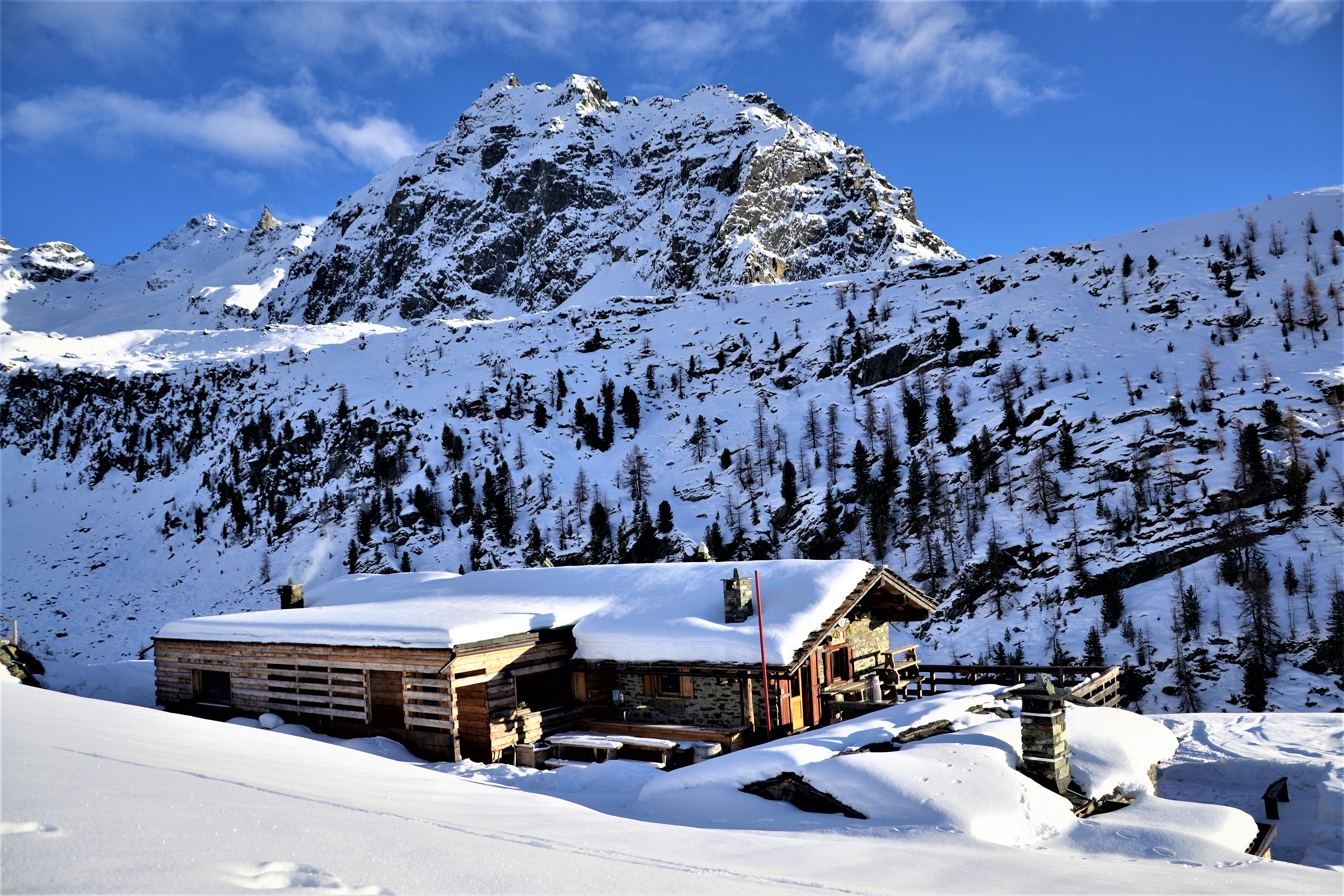 Panorama con il ristorante