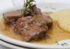 Polenta et rôti