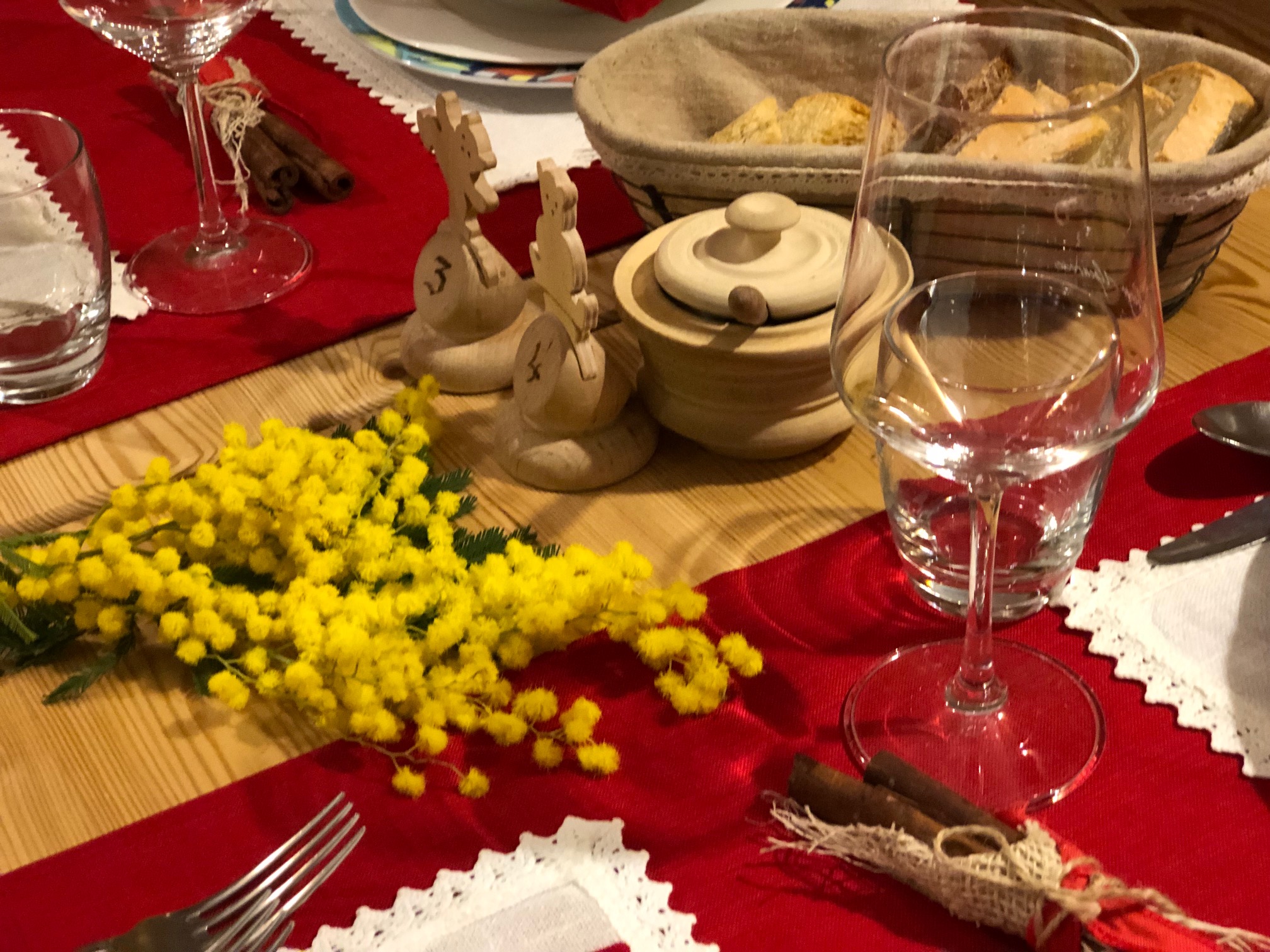 La table dressée