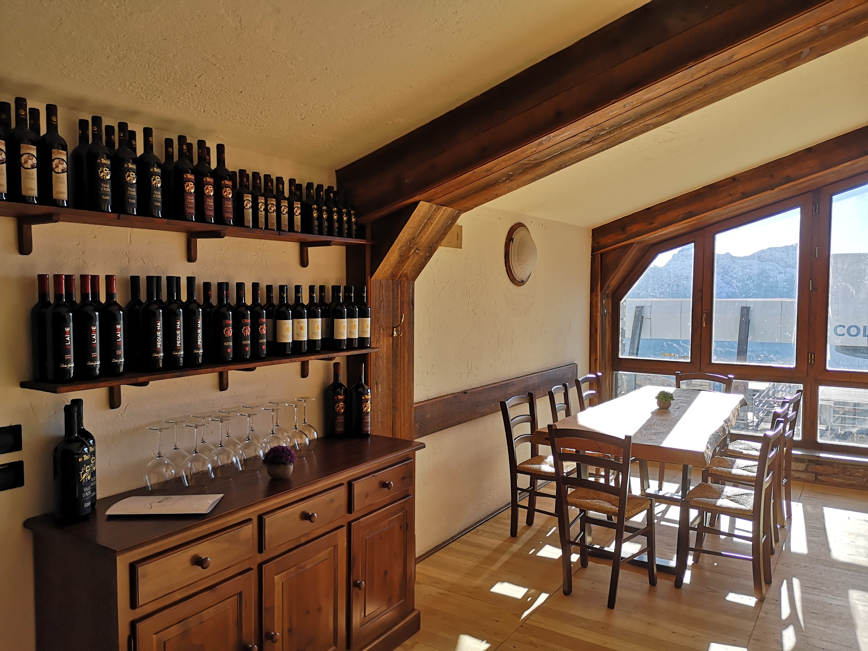 El interior del restaurante