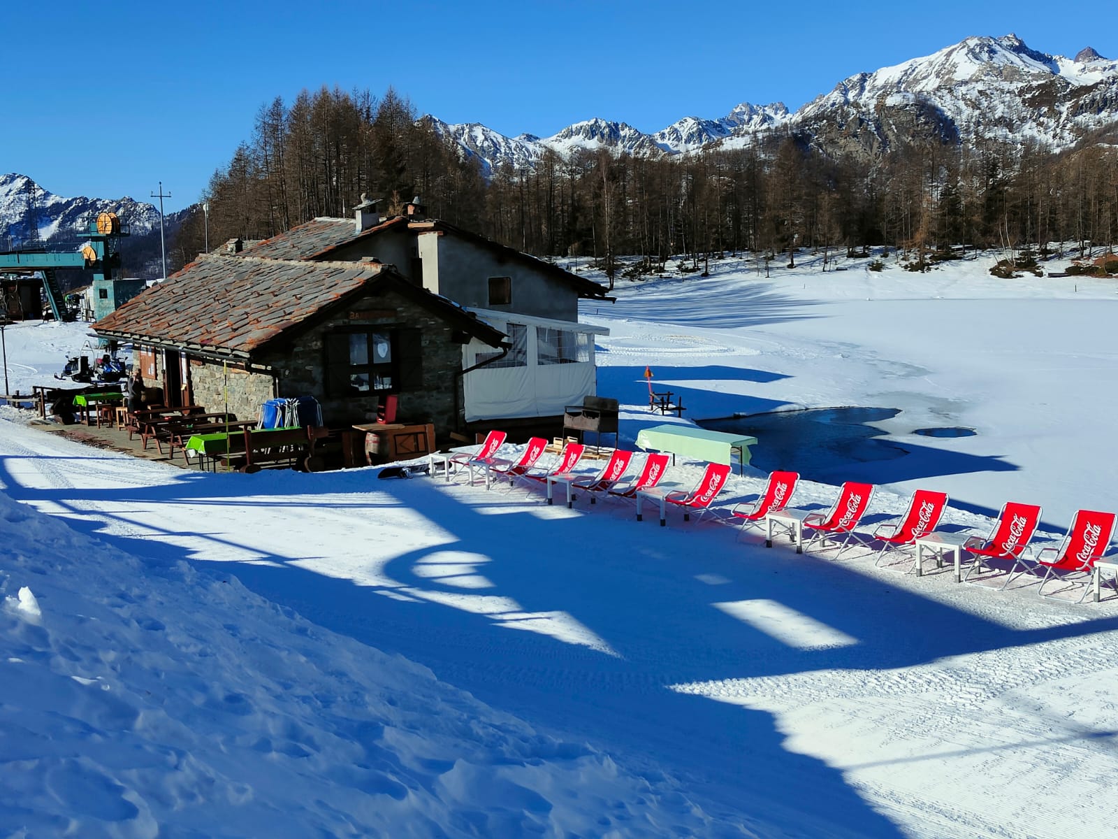 In winter