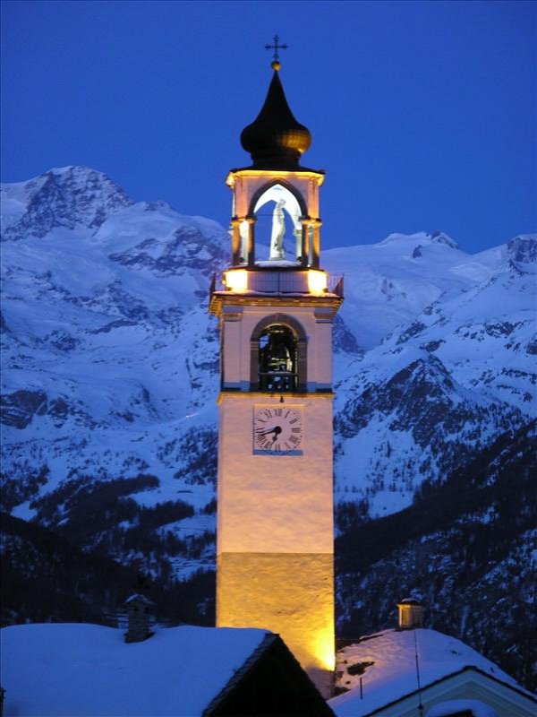 Campanile della chiesa di San Martino - Antagnod