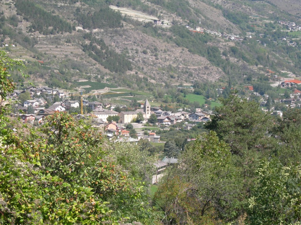 Panorama chiesa di Saint-Eustache - Sarre