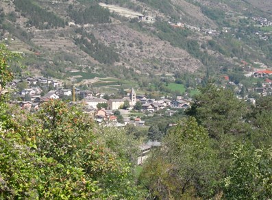 Panorama chiesa di Saint-Eustache - Sarre
