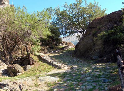 Le sentier vers le château