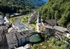 l'église et le pont vus d'en haut