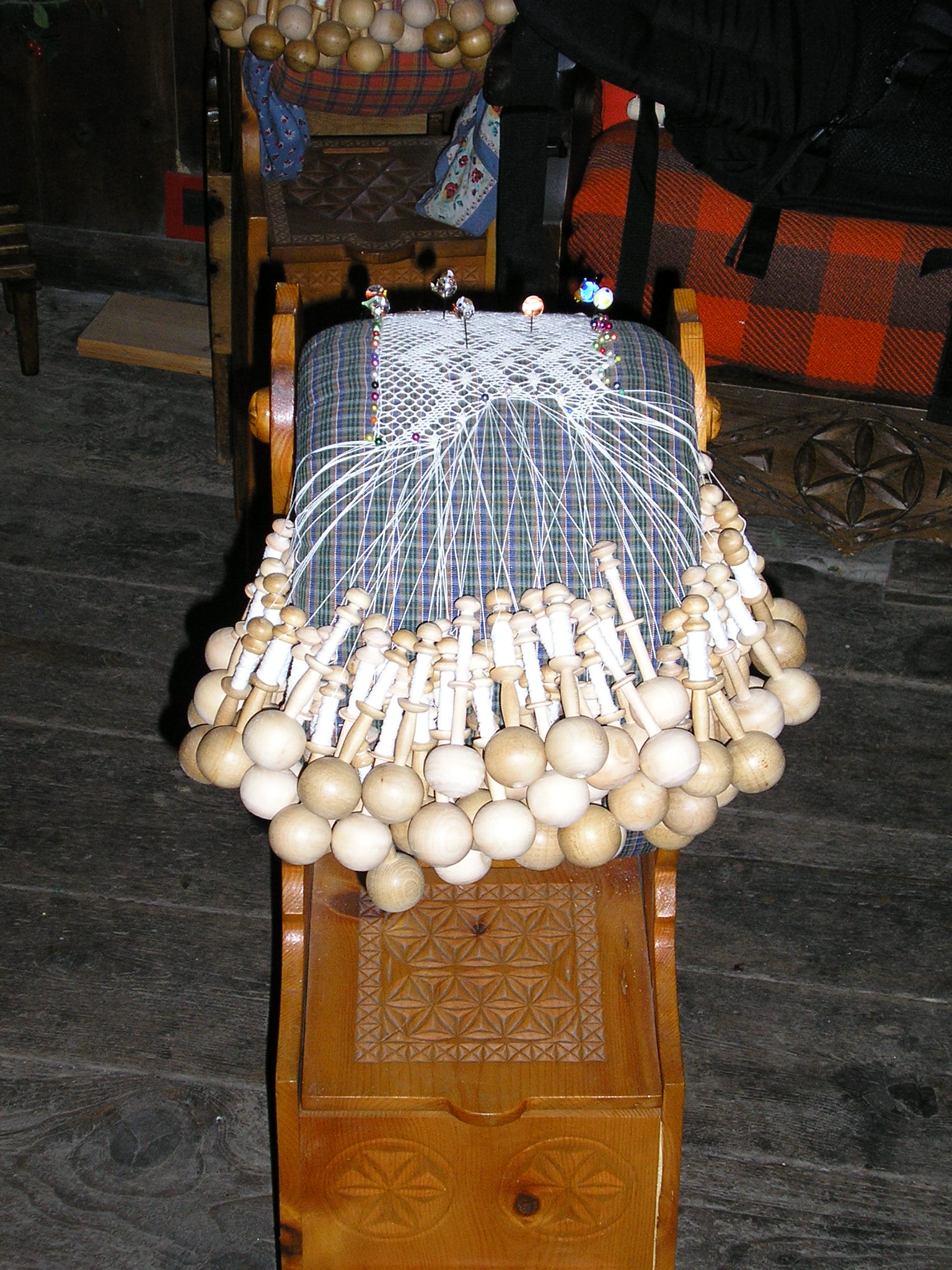 Réalisation de la dentelle