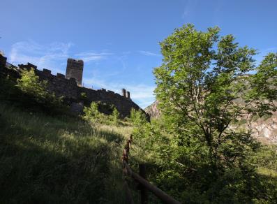 Vista dal castello di Chenal