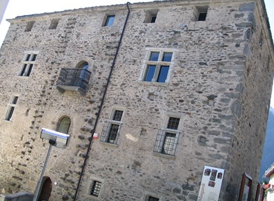 The building's façade