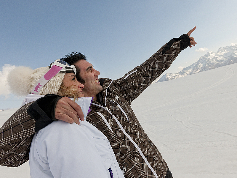 Sulle piste da sci