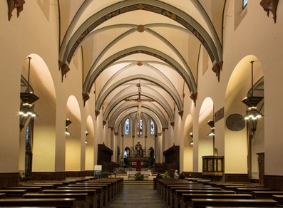 L'interno della Cattedrale che ospita il museo