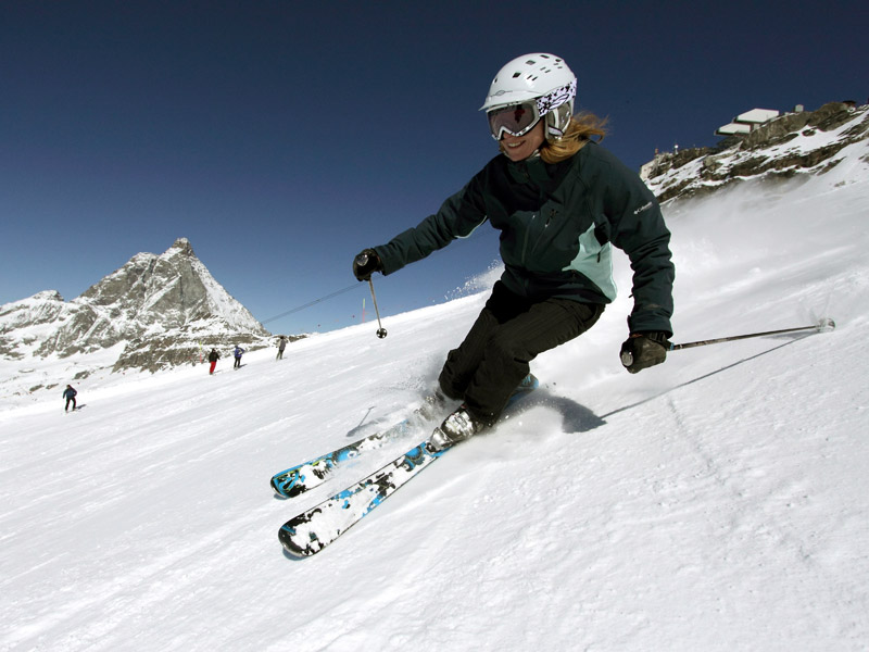 Sulle piste da sci