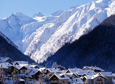 Cogne e la catena del Gran Paradiso