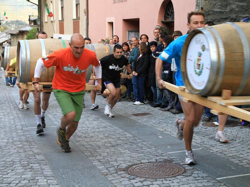Chambave - Course de tonneaux