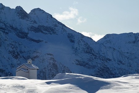 Sant'Anna chapel in winter...