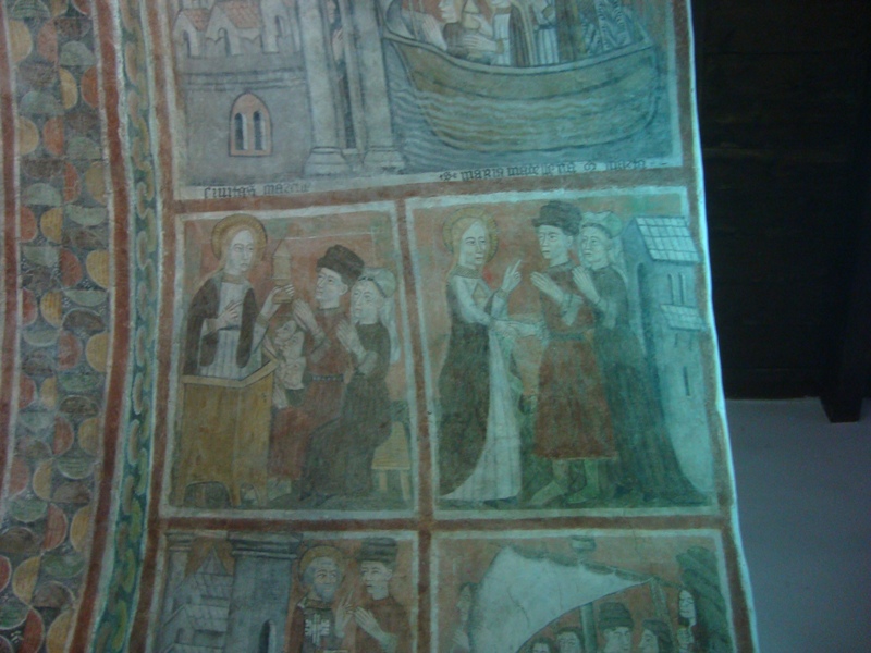 Panels illustrating the legend