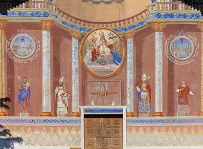 The trompe l'œil façade