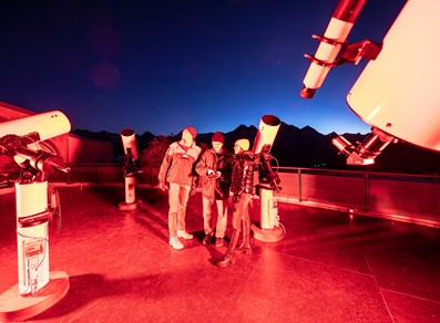 I telescopi sulla terrazza didattica
