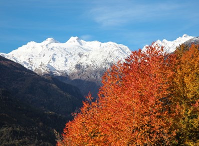 Vista de las cumbres del Rutor