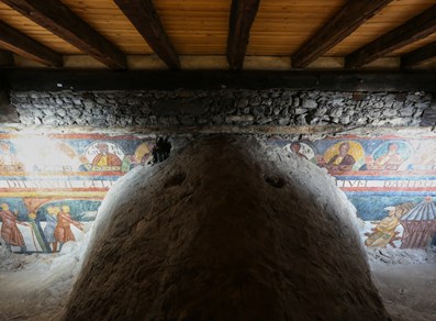 Affreschi Ottoniani nel sottotetto