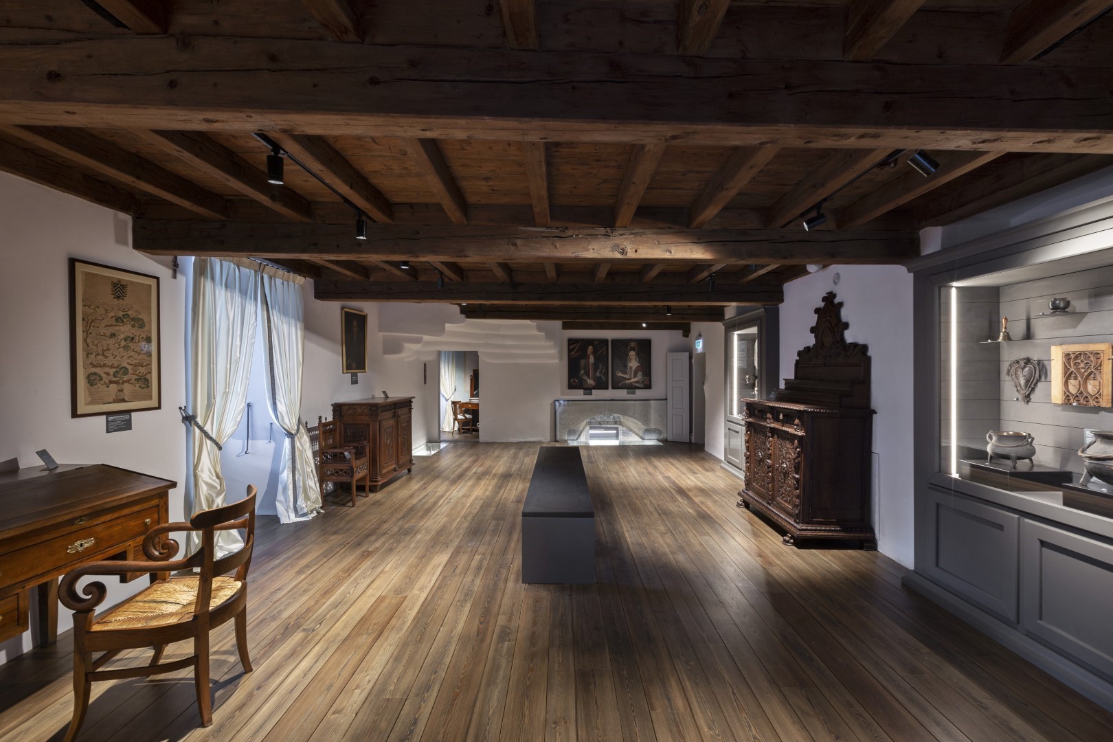 Castello di Aymavilles - sala al livello III