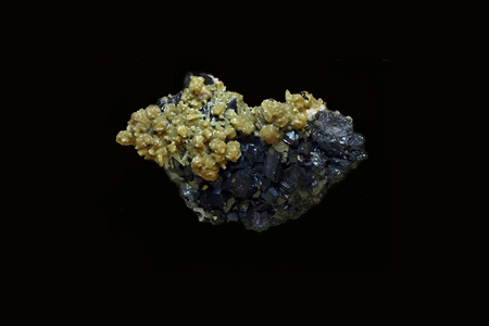 minéral : calcite sur blende