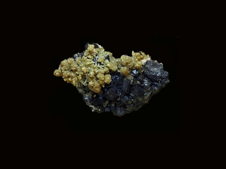mineral: calcita en blenda