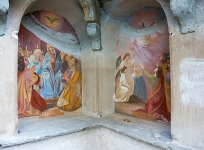 external frescoes - Machaby