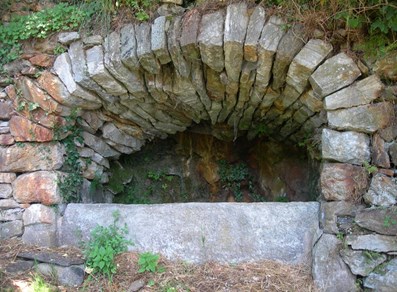 abbeveratoio nel villaggio Farettaz