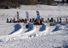 Descent on the snow