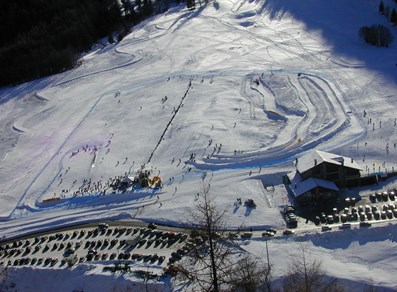 Il Baby Snow Park visto dall'alto