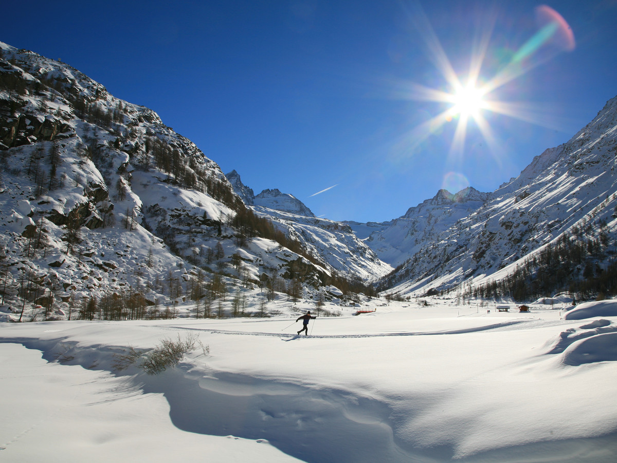 Pistes de fond de Valsavarenche