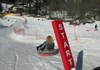 Descent on the snow