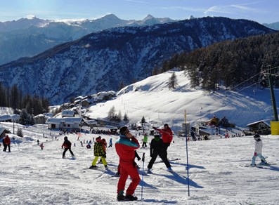 Brusson Estoul Palasinaz ski resort