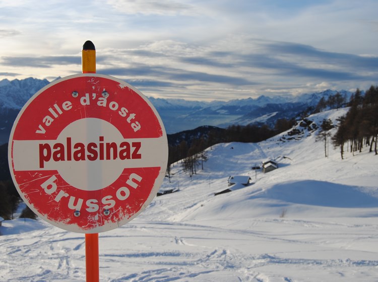 Wintersportort Brusson Estoul Palasinaz