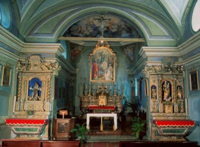 Interno della chiesa di San Martino - Pontey